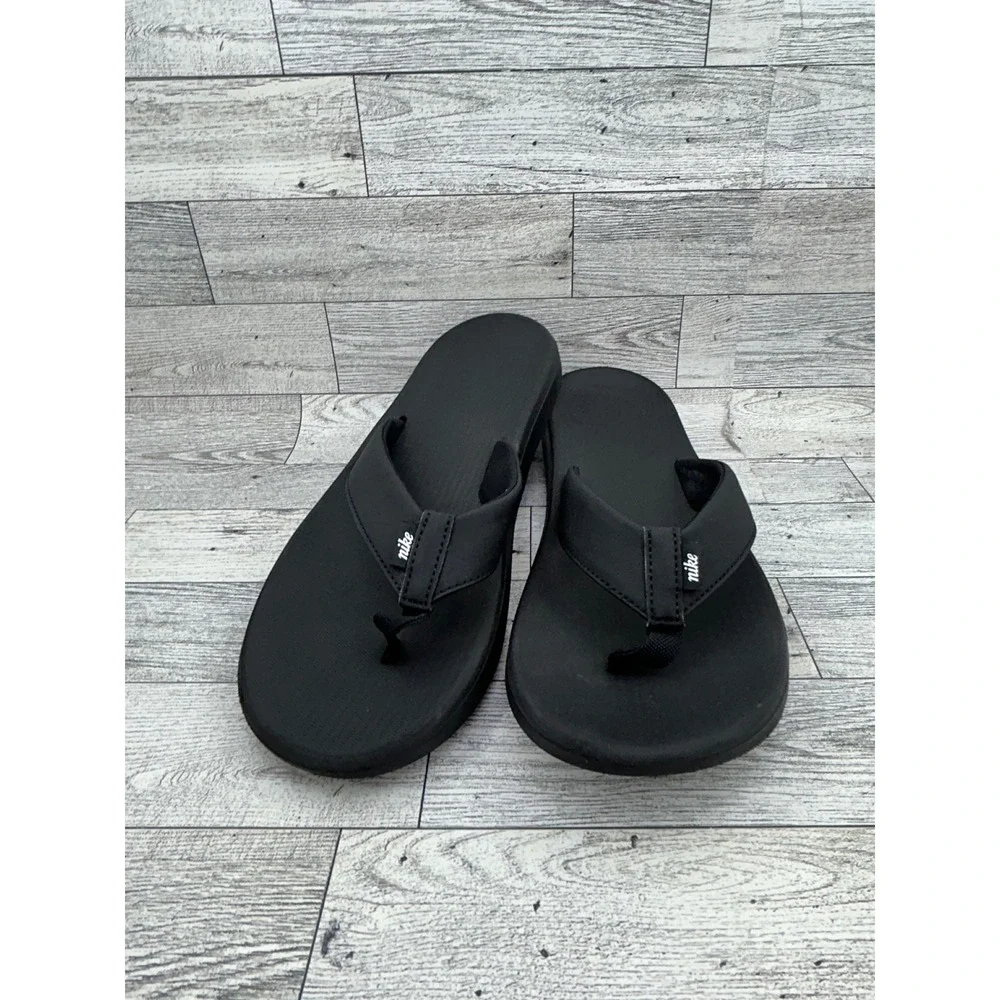 Nike Solay Thong Black Men Flip Flop Sandals AO3621-001 Sz 7